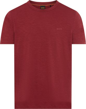 Boss Orange by Hugo Boss T-Shirt BOSS ORANGE Tegood, Herren, Gr. 4XL, dunkelrot605, Single Jersey, Obermaterial: 100% Baumwolle, regular fit normal, Rundhals, eingesetzt einge