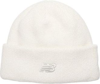 New Balance Unisex 47 Cuff Knit Hat en Blanco, Nylon, Talla OSZ