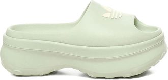 adidas Adifom Stan platform slides - women - Polyester/Polyester/Rubber - 4 - Green
