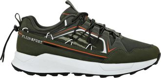 Plein Sport Lo-Top Sneakers - unisex - Hardloopschoenen - Groen - 48 EU - Polyester - Fitness