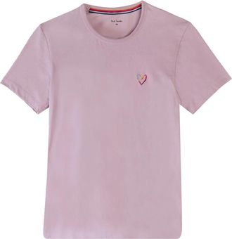 Paul Smith T-shirt Basic Heart - Dames - T-shirts - Roze - L - Katoen - Tops