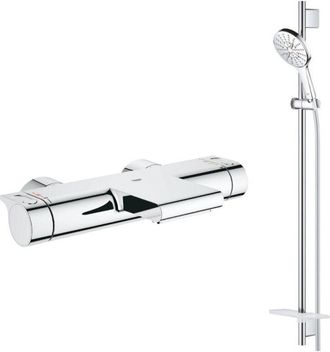 GROHE Grifo Termost&aacute;tico Para Ba&ntilde;era Grohtherm + Conjunto De Ducha Rainshower
