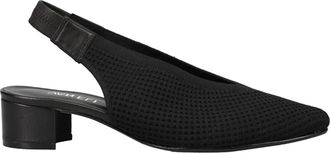 Vaneli Womens Abira Round Toe Slingback Pumps Dress Casual Casual Low Heel 1-2 - Black, Black, 9.5 Narrow