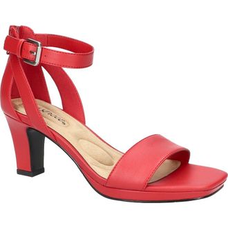 Easy Street Ro Ankle Strap Sandal in Red at Nordstrom, Size 8.5