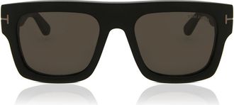 Tom Ford FT0711-N FAUSTO 02A Mens Sunglasses Black Size 53