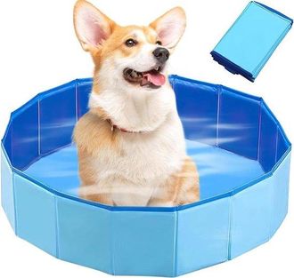 OEM Piscina Para Perros De 60x20 Cm - Plegable Y Antideslizante