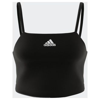 adidas Crop tanktop met spaghettibandjes, Brand of Love