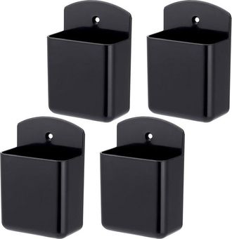OEM 4 Cajas De Almacenamiento Autoadhesivas, Soportes Autoadhesivos Para Mandos A Distancia, Soporte De Pared Para Mando A Distancia, Caja Organizadora Ne