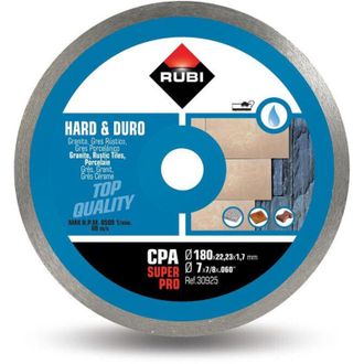 Rubi Cpa 180 Superpro - Disco De Diamante Para Material Duro Continuo (180 Mm)