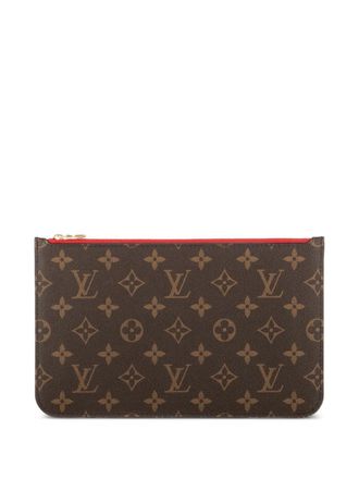 Louis Vuitton monogram pouch - women - Canvas - One Size - Brown