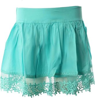 Charo Ruiz Ibiza short - Dames - Korte rokken - Blauw - M - Katoen - Rokken
