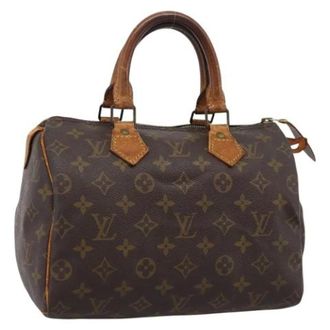 Louis Vuitton Tweedehands Canvas Louis Vuitton tassen - Dames - Pre-owned - Bruin - Maat: ONE Size