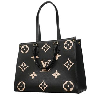Louis Vuitton Beige Black Tote Bag (Pre-Owned)
