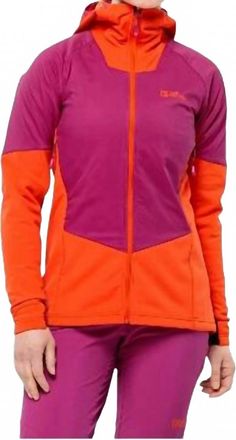 Jack Wolfskin Alpspitze Hybrid Jacket In New Magenta