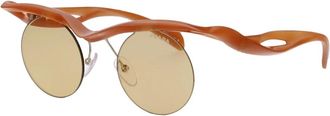 Prada Zonnebrillen - Dames - Zonnebrillen - Bruin - 43 MM - Accessoires