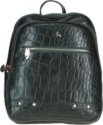 Ashwood Leather Womens Camilla Real Backpack - Green - One Size