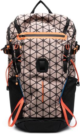 Piquadro debossed-logo detail backpack - unisex - Fabric - OS - Neutrals