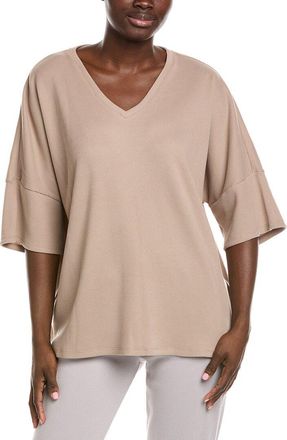 Natori Tranquility Waffle V-Neck Top