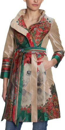 Desigual Natalia Womens Coat Grey Size 10