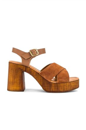 Seychelles Womens Paloma Sandal In Brown Suede