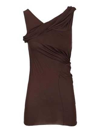 Rick Owens Sahara Top Tops Brown