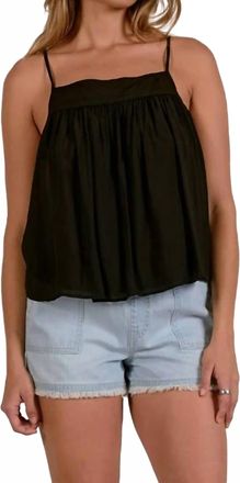 Elan The Summer Swirl Cami In Black