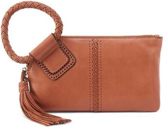 Hobo Sable Leather Wristlet in Harvest Wheat at Nordstrom
