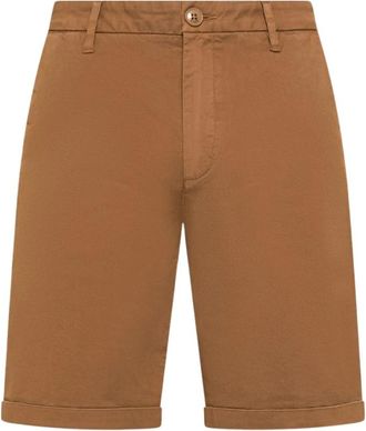 Sun 68 Shorts Chino - Heren - Korte Broeken - Bruin - W36 - Korte Broeken