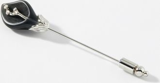 Tateossian Mens Calas lily tie pin