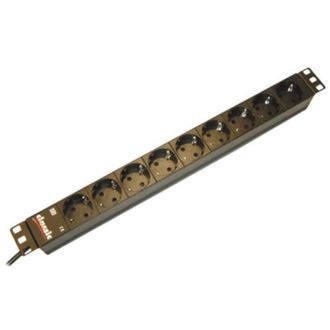 Bachmann Secomp 19.07.1182 Extensi&oacute;n - Extensiones De Corriente (2m, Negro, Negro, 250v, 3600w, Aluminio)