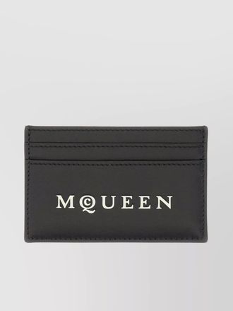 Alexander McQueen leather card holder