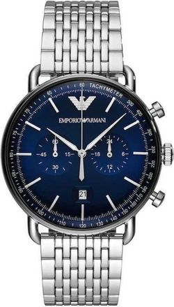 Emporio Armani Accessoires, Heren, Grijs, ONE Size, Ar 11238 Horloge