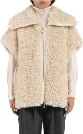 Lou Andr&eacute;a Mujer, Chaquetas, Beige, Talla: S