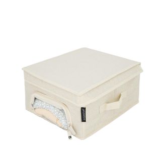 KASANOVA Scatola armadio 28x33x15 cm con finestra e zip