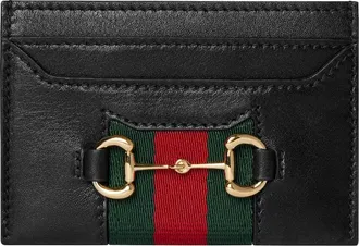 Gucci Card Holder Web Horsebt