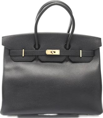 Hermès 2003 Birkin 35 hardware handbag - women - Calf Leather - One Size - Black