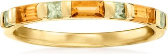 Ross-Simons Citrine and. Peridot Ring in 14kt Yellow Gold