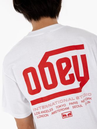 Obey S/S Trademark tee white