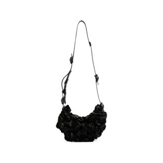 Innerraum Ruffled Velvet Tote Bag