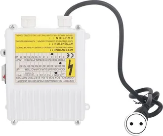 OEM Caja De Control De Bomba Con Disyuntor T&eacute;rmico Integrado Para Bombas Sumergibles Y De Superficie De 0,55 Kw Y 220 V (enchufe Europeo)