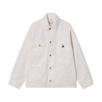 Carhartt Work in Progress Carhartt Wip, Light Jackets, female, White, Size: M OG Michigan Coat