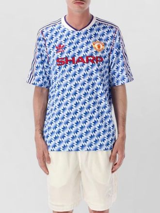 adidas manchester united retro football t-shirt 1990