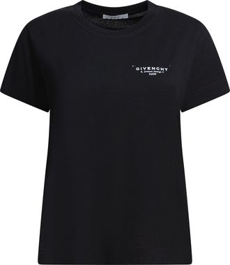 Givenchy Womens Black Cotton T-shirt - Size X-Small