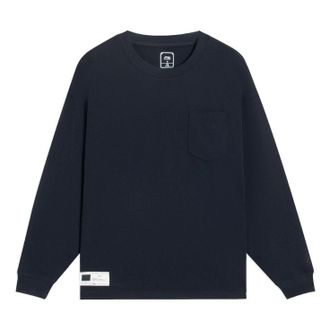 Li-Ning Chinese Color Pocket Long Sleeve T-shirt Black AHSS751-1