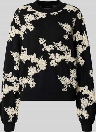 Vero Moda Regular Fit Strickpullover aus Viskose-Mix Modell NANCY in Black, Größe XS