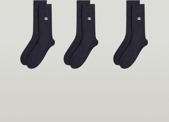 G-Star Sokken 3 Paar - Donkerblauw - Heren