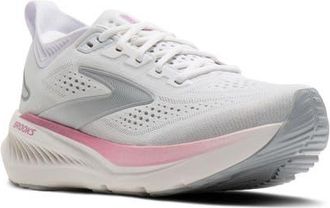 Brooks Glycerin 23 Running Shoe in White/harbor Mist/metallic at Nordstrom, Size 6.5