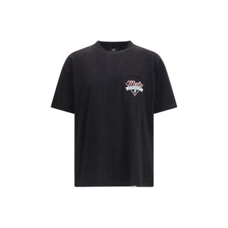Represent Zwarte Katoenen T-shirt