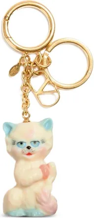 Valentino Garavani Le Chat De La Maison Nylon Bag Charm With Key Ring