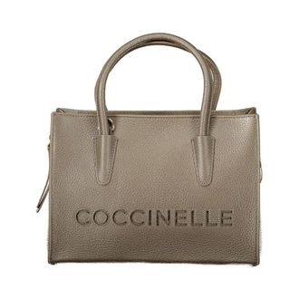 Coccinelle Leren Tote Tas - Dames - Tassen - Bruin - Maat: ONE Size Leer